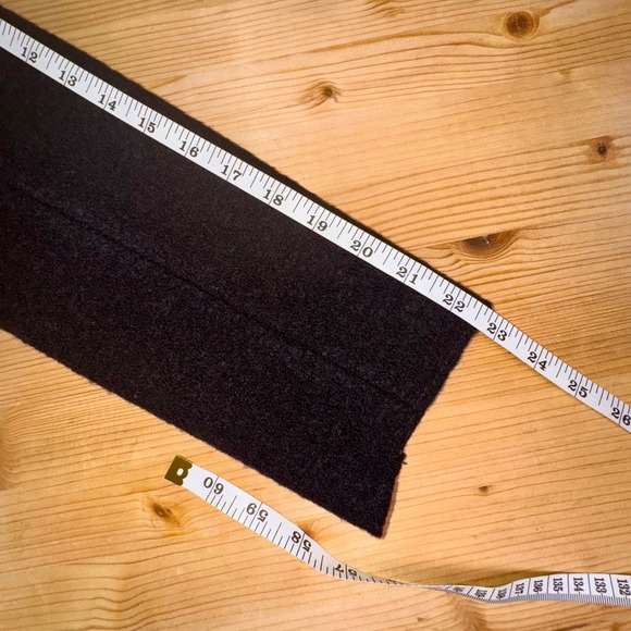 J.Crew Italian Boiled Wool Coat‎ Black Size 0 Double Breasted NWOT - Picture 6 of 8